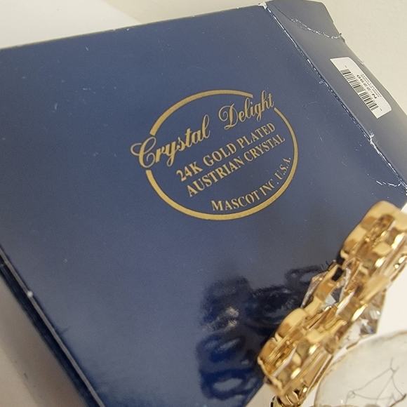 Crystal Delight 24k Gold Cross Plated Austrian Crystal Night Light - Picture 5 of 7